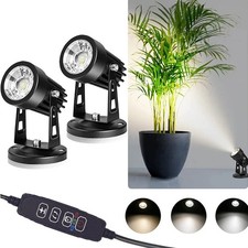 LED Spot Light Indoor Dimmable Accent Uplight Spotlight Lamp for Potted Plant UK