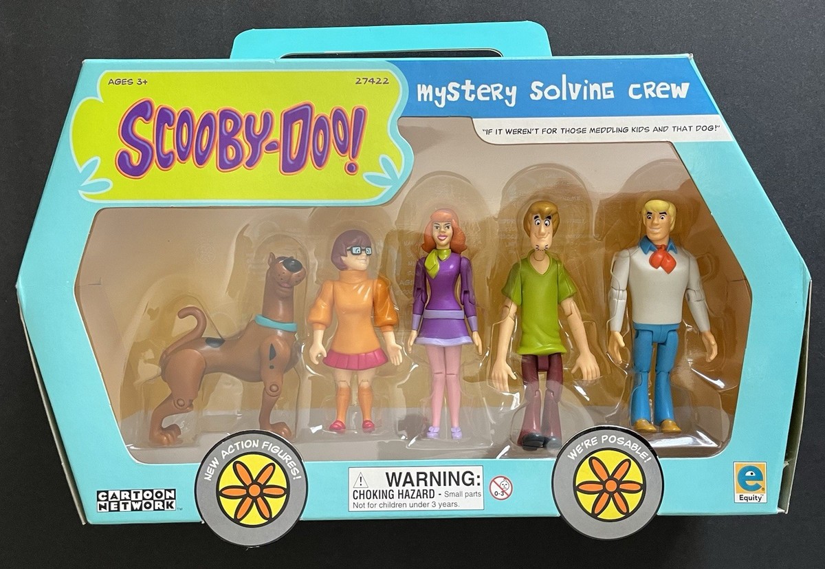 Scooby-Doo Mystery Solving Crew Poseable 5 Figures Mystery Machine