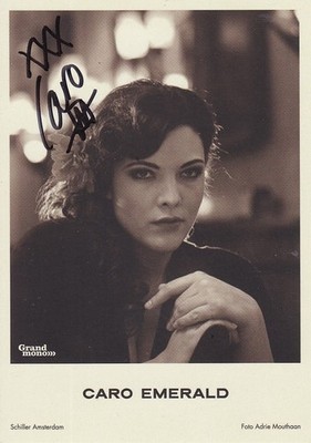 Caro EMERALD - Niederlande, Sängerin, Original-Autogramm!