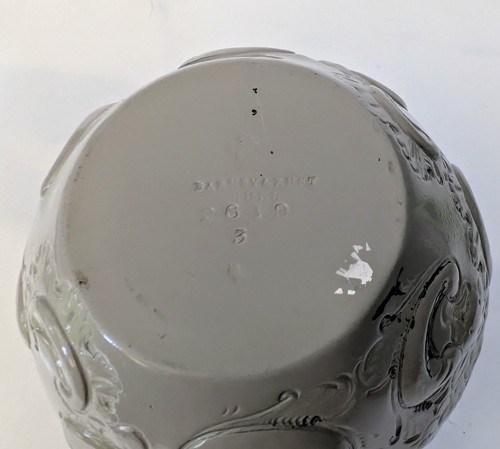 Barnby & Rust Of Hull Silberschmiede Jugendstil Vase England 4" hoch bemalt - Bild 12 von 14