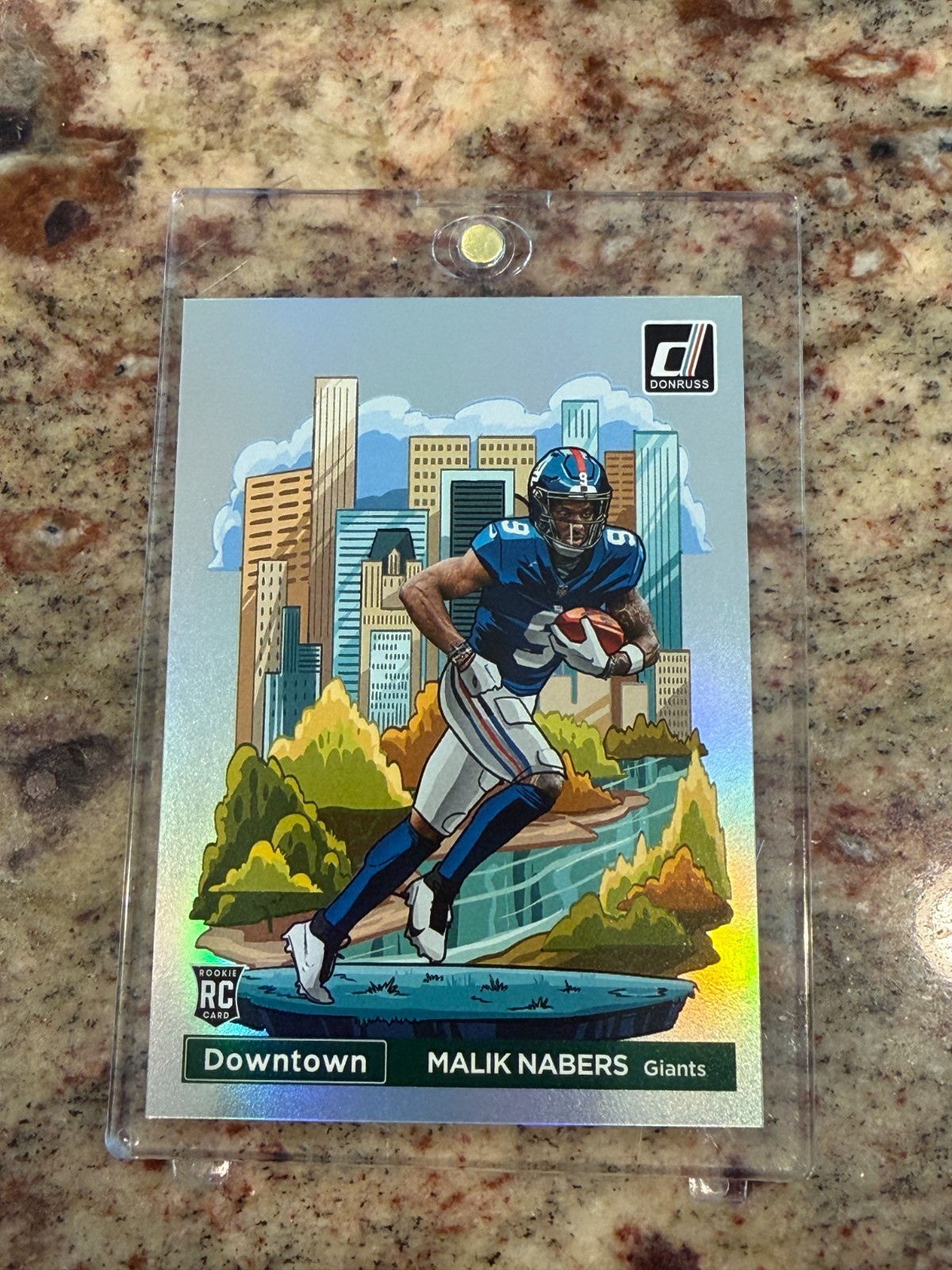 2024 Panini Donruss Optic Malik Nabers Downtown! CASE HIT SSP (RC) Giants