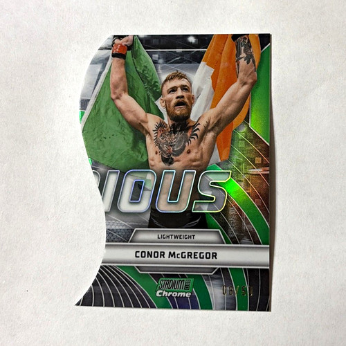 Conor McGregor /50 SSP Topps Stadium Club Chrome UFC 2026 Triumvirates TVN-18
