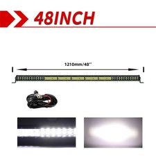 15202428334248 Dual Row Led Light Bar Spot Flood Combo Offroad Truck Suv