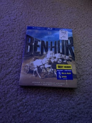 William Wyler's BEN-HUR Fiftieth Anniversary Best Buy Blu-ray / DVD - Brand New