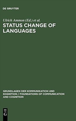 Ammon - Status Change of Languages - New hardback or cased book - X555z