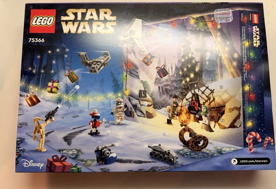 LEGO Star Wars Advent Calendar 2023 (75366) Incl. Emperor Palpatine, Ewok, Leia - Image 2 of 3