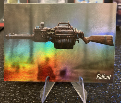 2018 Fallout Series 1 Holofoil #052 Railway Rifle   NM/M   Free Shipping