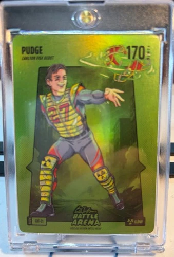 2026 Bo Jackson Battle Arena Pudge (Carlton Fisk) Glow Green Battlefoil #GBF-31