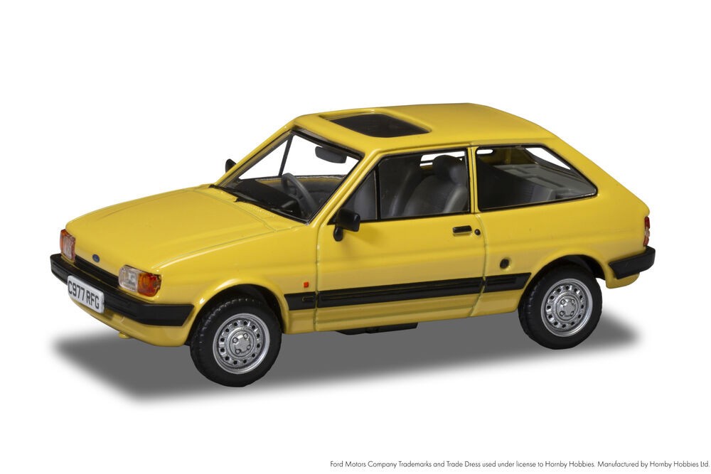 Corgi VA14404 Ford Fiesta Mk2 1.1L miniature 1/43 jaune citrine