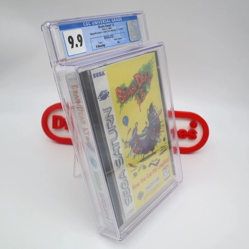 Sega Saturn Game BRAIN DEAD 13 - CGC GRADED 9.9 A++! NEW & Factory Sealed! - Image 3 of 4