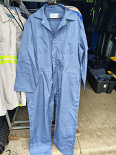 Mechanic Coveralls Jumpsuit Twill Blue Unisex Polyester Cotton S415K1 Size 48
