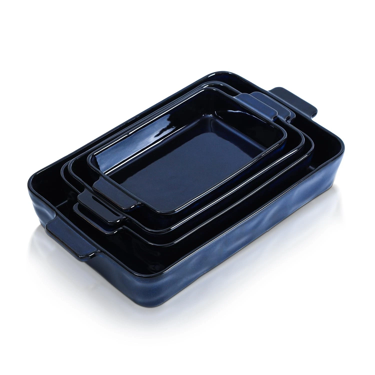 VICRAYS Ceramic Bakeware Set, Porcelain Rectangular Lasagna Pans Casserole D...
