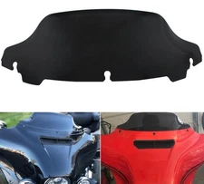 Fit For Harley Electra Street Glide 2014-2024 7"Black Wave Windshield Windscreen