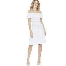 ALICE + OLIVIA Janella Off-The-Shoulder A-line Dress 2279