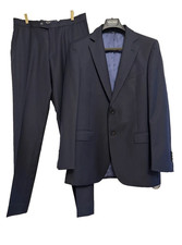 Suitsupply Navy Two-Piece Suit - Tailored Blazer Trousers size 40L
