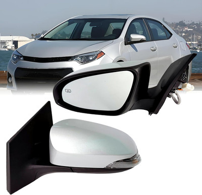 Left Driver Side Mirror Compatible with Toyota Corolla 2014-2018 with Heated Tur