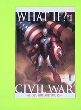 What If? Civil War #1 One-Shot 2008 Marvel whose side are you on? NM 1st print
