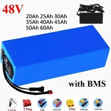48V 60Ah 13S9P Li-ion Battery Pack with BMS for Electric Scooter E-Bike