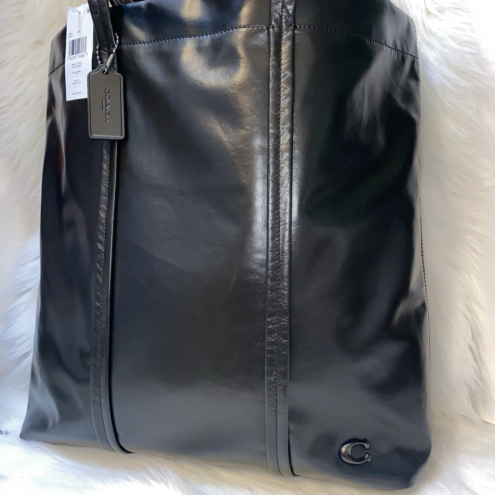 Coach Leather Tote Bag Unisex New In Originally Package image 5