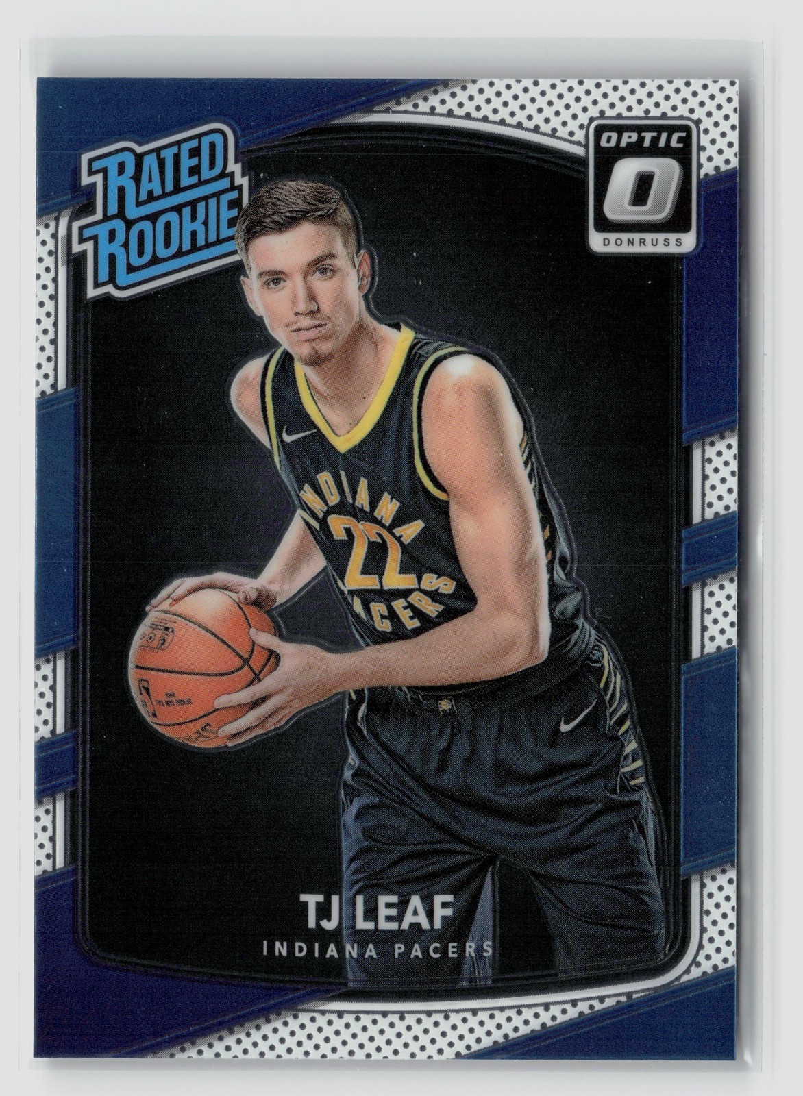 2017-18 PANINI DONRUSS OPTIC ROOKIE T.J. LEAF #183 RC PACERS