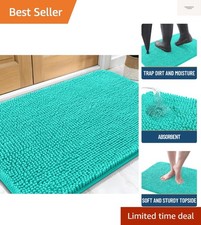 Dog Door Mat for Muddy Paws 30x20, Absorbs Moisture and Dirt, Absorbent Non-S...