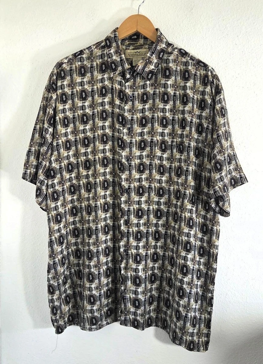 Natural Issue Short Sleeve Casual Button-Down Shirts for Men for