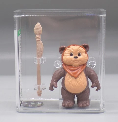 1985 vintage AFA 80 Kenner STAR WARS Ewoks WICKET W WARRICK action figure LFL !!