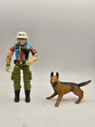 GI Joe Law & Order v1 3.75” Action Figure With Dog & Helmet 1987 Hasbro Vintage