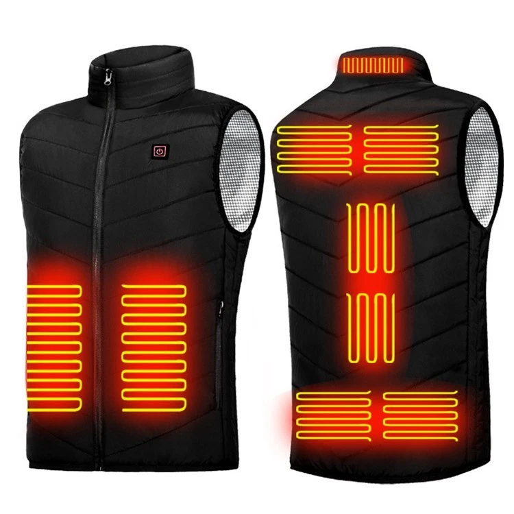 Winter Heated Windproof Electric Warm Vest 9 Heating Zone LightWeight Men Women
Opens in a new windo