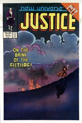 Justice #18 1988 Marvel Comics VF Comic Book