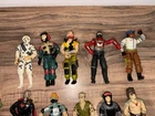 Vintage GI Joe Action Figure Lot 16 Figures 1980s Hasbro Cobra Army Mix