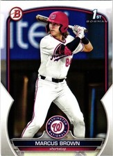 2023 Bowman Draft - Marcus Brown #BD-26 (RC)
