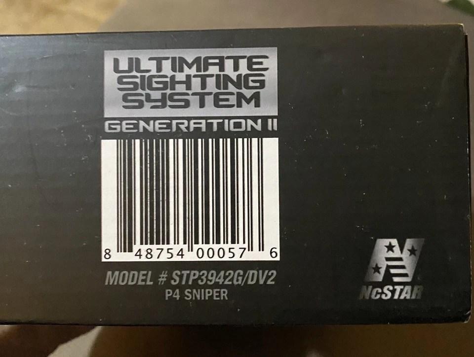 NcSTAR Ultimate Mark III Gen-2 Scope 3-9X42 P4 w/ Mini Mic Red-Dot QR Mount BLK~ - Image 2 of 4