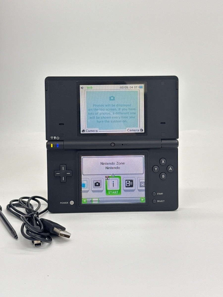 Nintendo DSi TWL-001(JPN) Black Console w/ Stylus & Charger | eBay