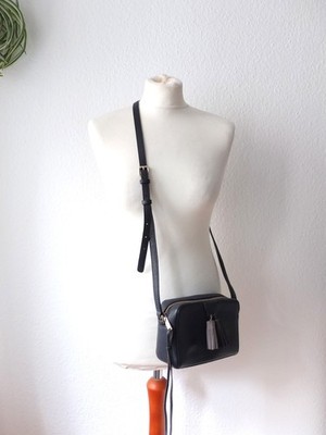 dunkelblaue Rebecca Minkoff Umhängetasche Leder
