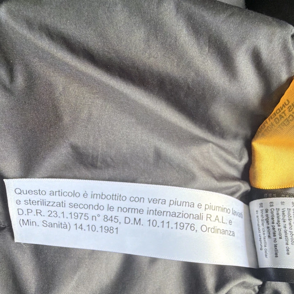 The North Face Daunenjacke Herren lang mit Kapuze Reißverschluss schwarz L - Bild 4 von 4