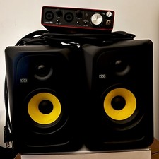 KRK Rokit 5 G4 Studio Monitor Pair + Focusrit...