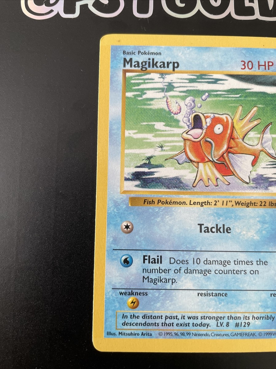 Pokemon TCG - Shadowless Magikarp 35/102 Registration Error