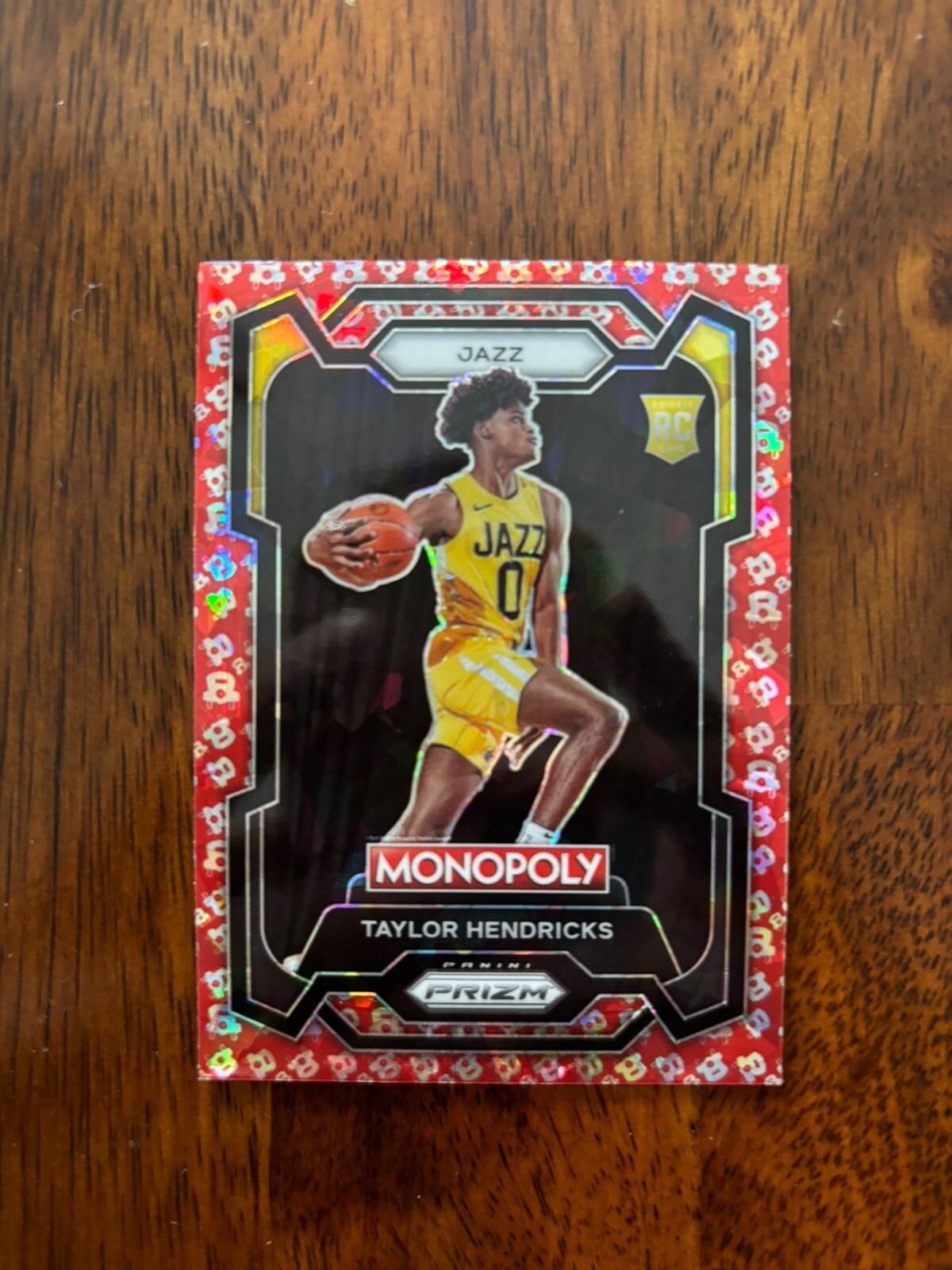 ✨2023-24 Panini Prizm Monopoly - Free Parking Prizm #86 Taylor Hendricks RC