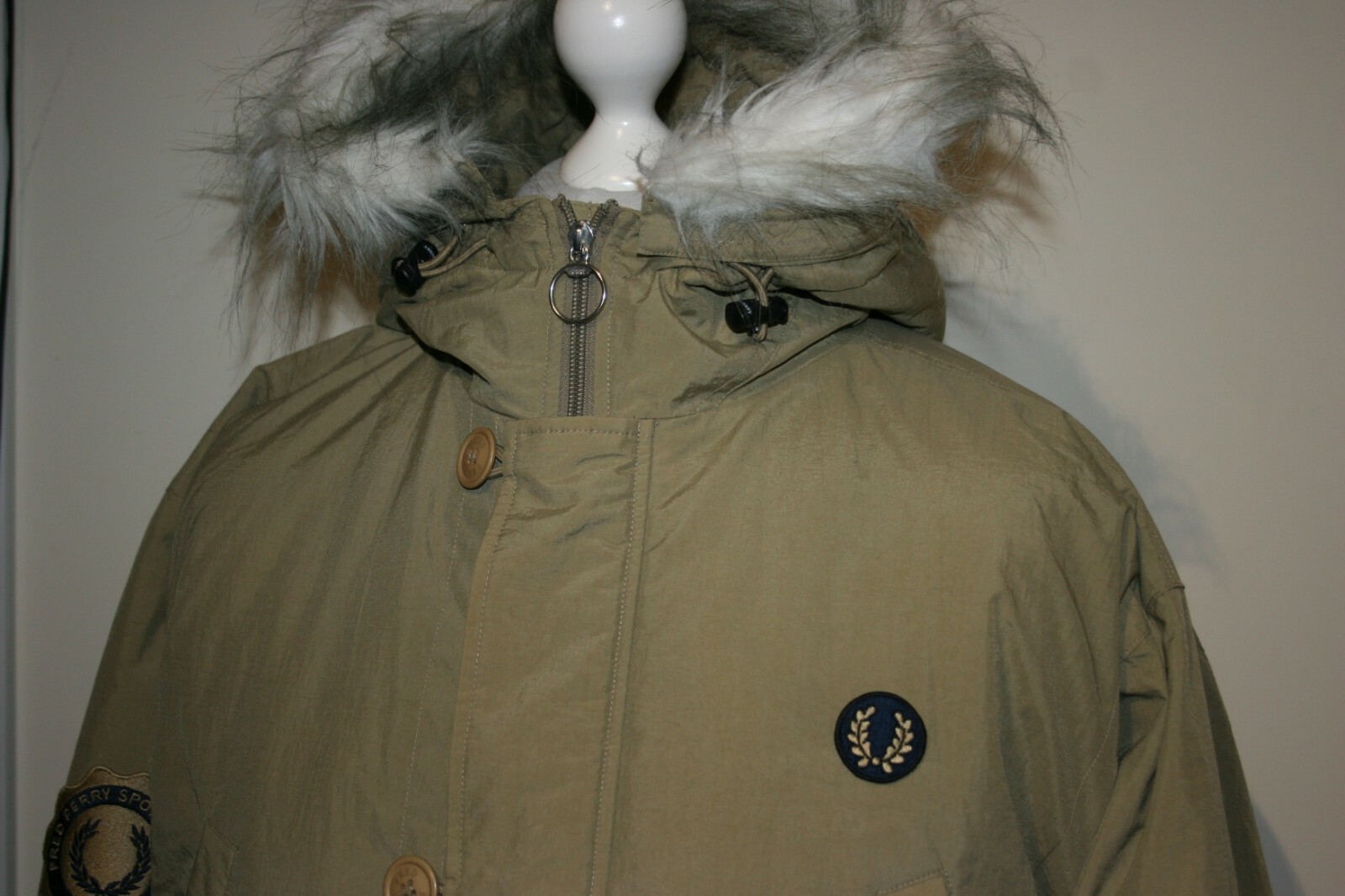 fred perry padded snorkel parka