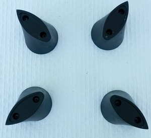 Set-of-4x-Original-Plastic-leg-feet-and-rubber-base-for-Energy-ESW-8C-Subwoofer