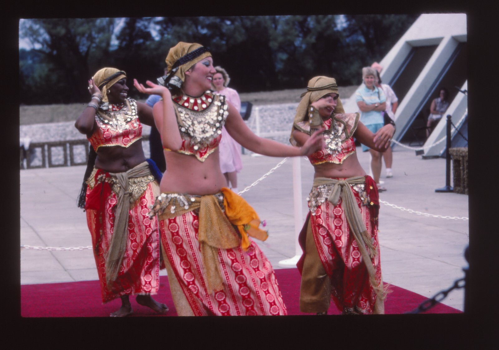 Vintage 35mm Film Slide 1984 Onan's Gold Pyramid House Wadsworth IL