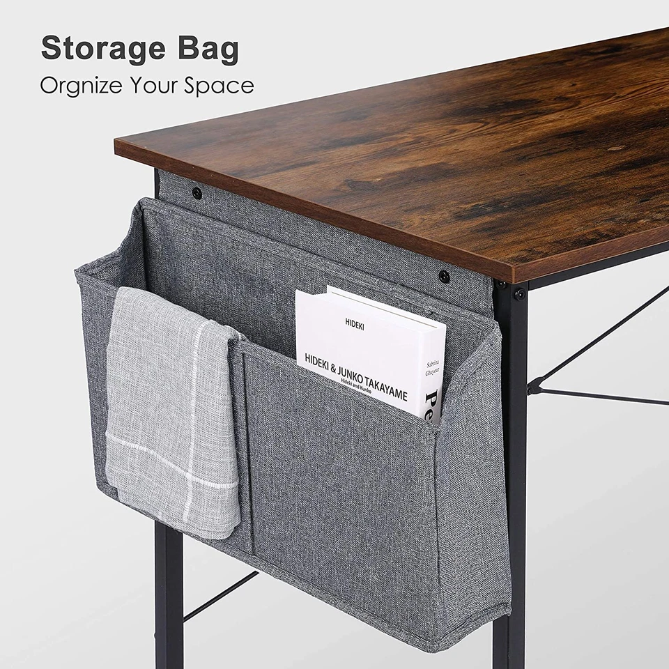 Schreibtisch Computertisch Bürotisch PC Tisch 120x60cm Arbeitszimmer Gamingtisch - Bild 2 von 4