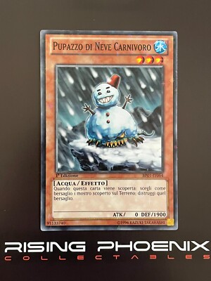 Rising Phoenix Yugioh! - Carnivorous Snowman BP01-IT064 Starfoil Ita #0004