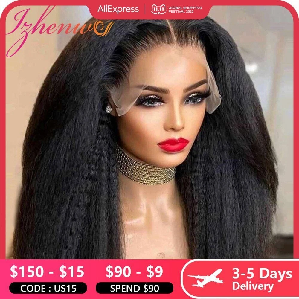 30 Inch Transparent 13x6 Lace Frontal Wig Front Closure Human Hair Wig For  Women