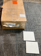 QTY 104 Ceramic Wall Glossy White Tiles 4.25x4.25 Square