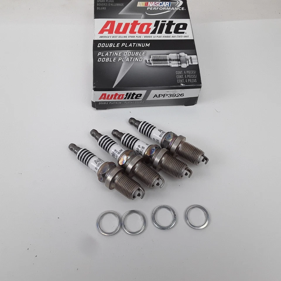 Bujía doble platino para Rolls-Royce Bentley Mercury Ford 1982 1987-2002 Foto 2 de 3