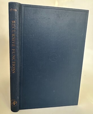 Recursive Functions 1967 Rózsa Péter Nice association Yasuhara Recursion Theory