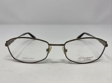 Safilo Emozioni Italy EM 4262 PP1 54-19-135 Brown Full Rim Eyeglasses Frame BD39