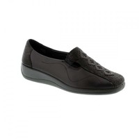 Hotter Calypso - Black/black Snake (leather) Womens Pumps Hotter Calypso - Black/black Snake (leather) Womens Pumps